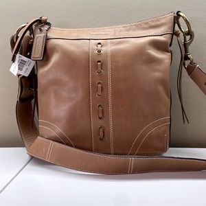 Coach Chelsea Camel Leather Duffel, NWT